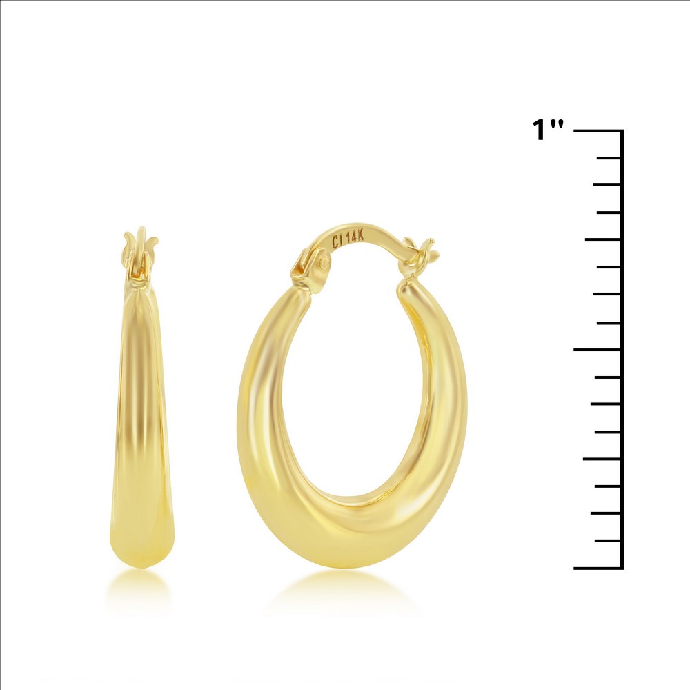 14K Hoop Earrings