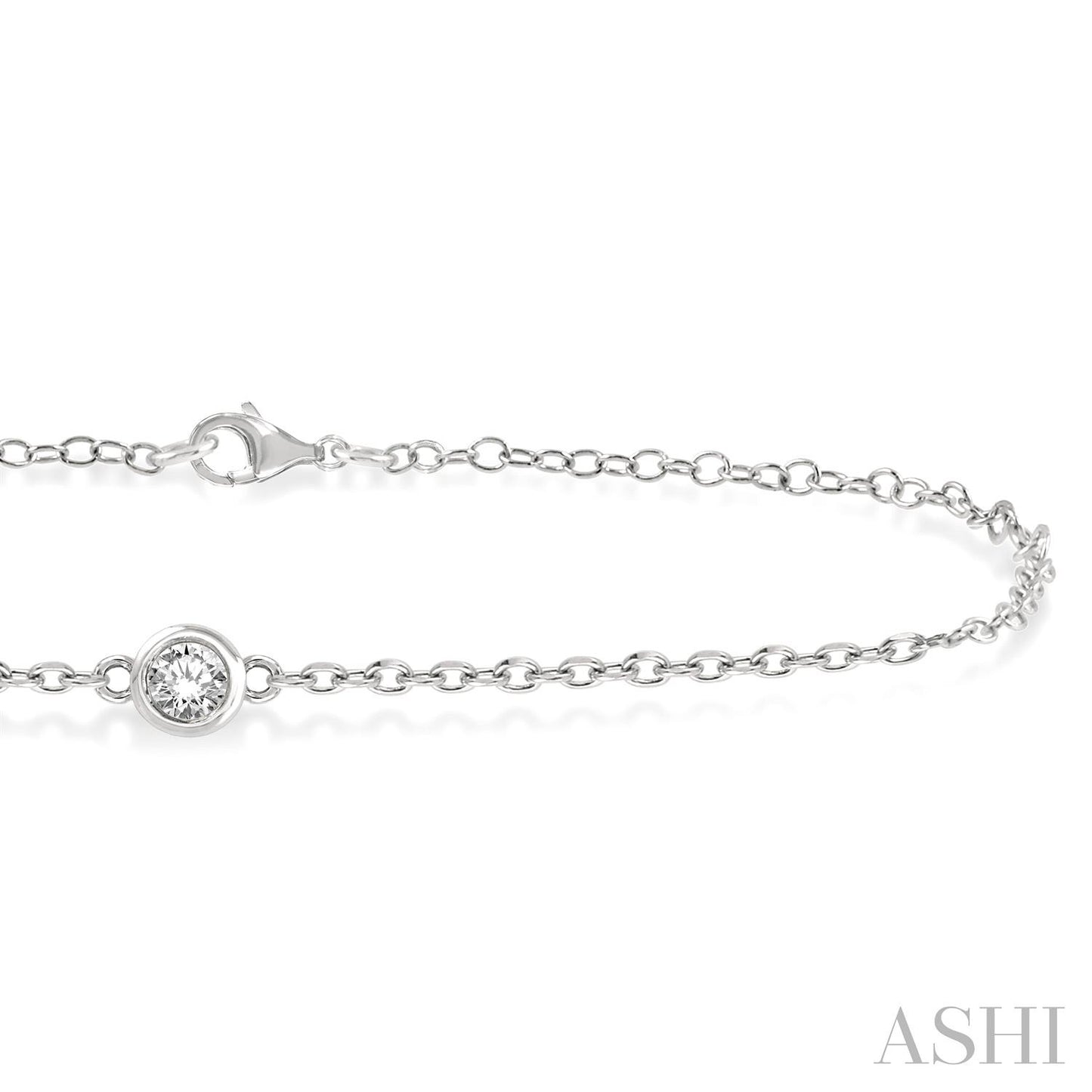 Bezel Set Petite Diamond Fashion Bracelet