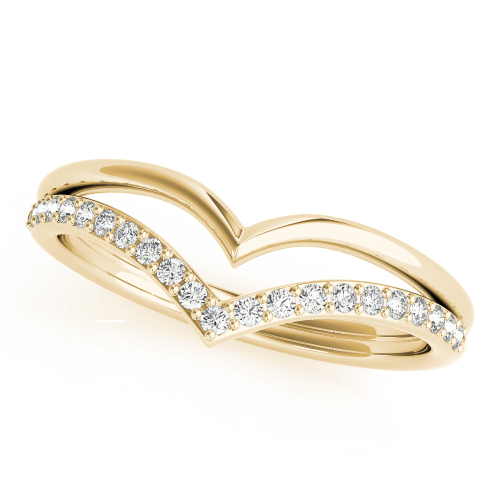 Diamond Chevron Fashion Ring Style