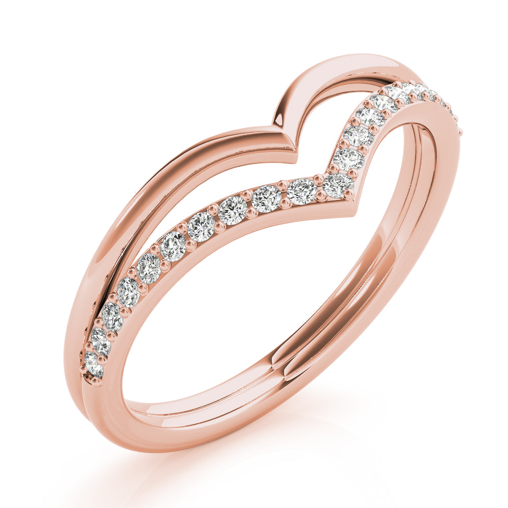 Diamond Chevron Fashion Ring Style