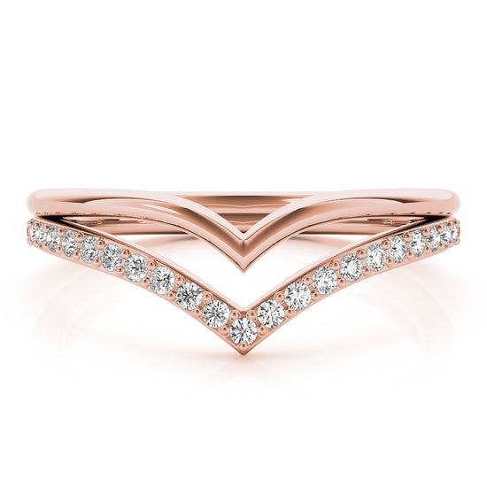 Diamond Chevron Fashion Ring Style