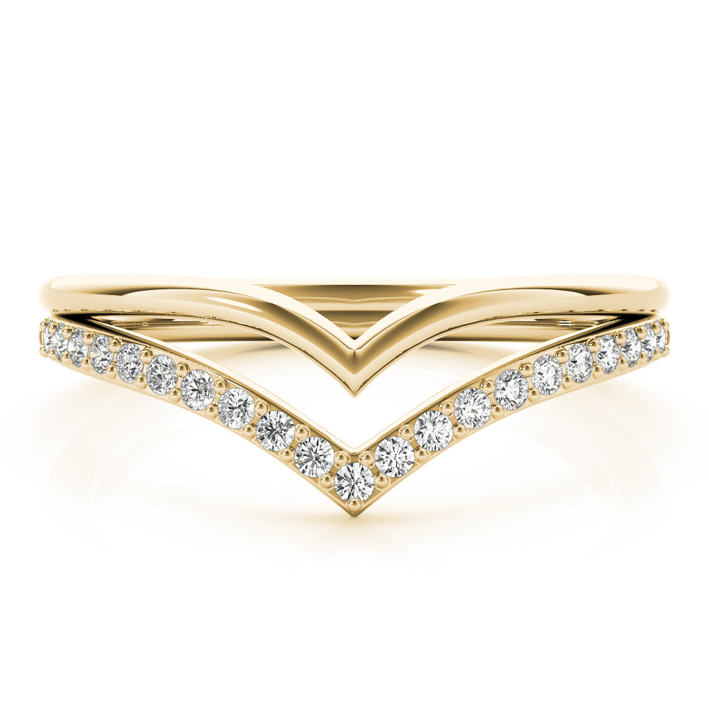 Diamond Chevron Fashion Ring Style