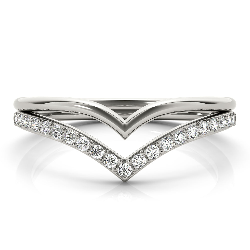 Diamond Chevron Fashion Ring Style
