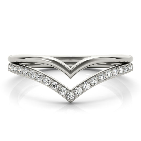 Diamond Chevron Fashion Ring Style
