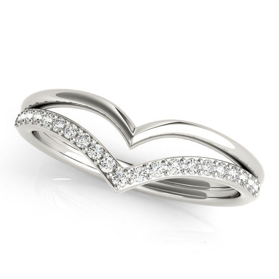 Diamond Chevron Fashion Ring Style