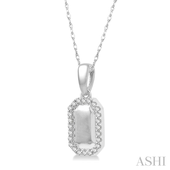 Diamond Tag Diamond Pendant