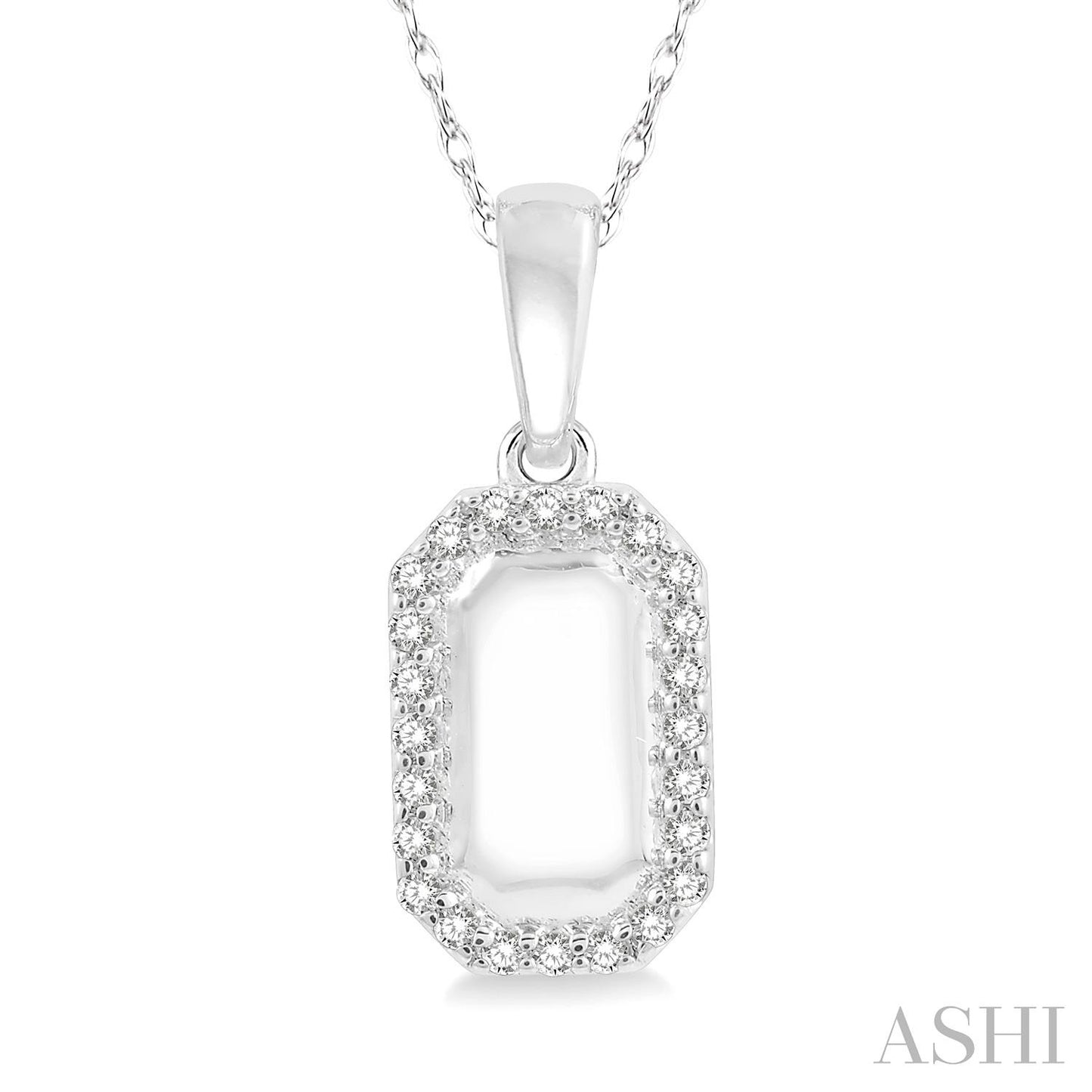 Diamond Tag Diamond Pendant