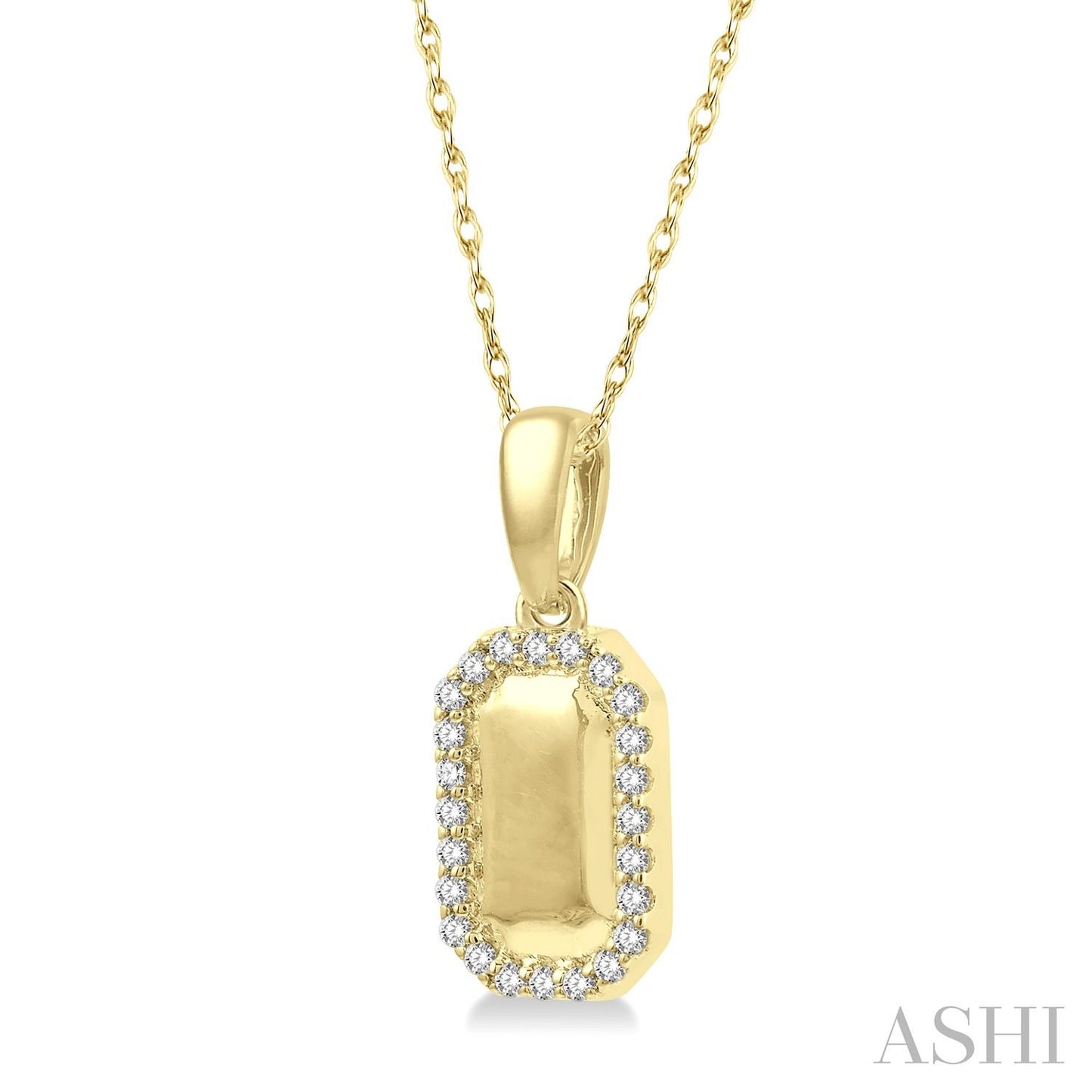 Diamond Tag Pendant