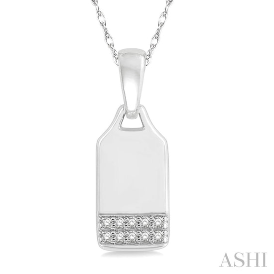 Diamond Tag Pendant